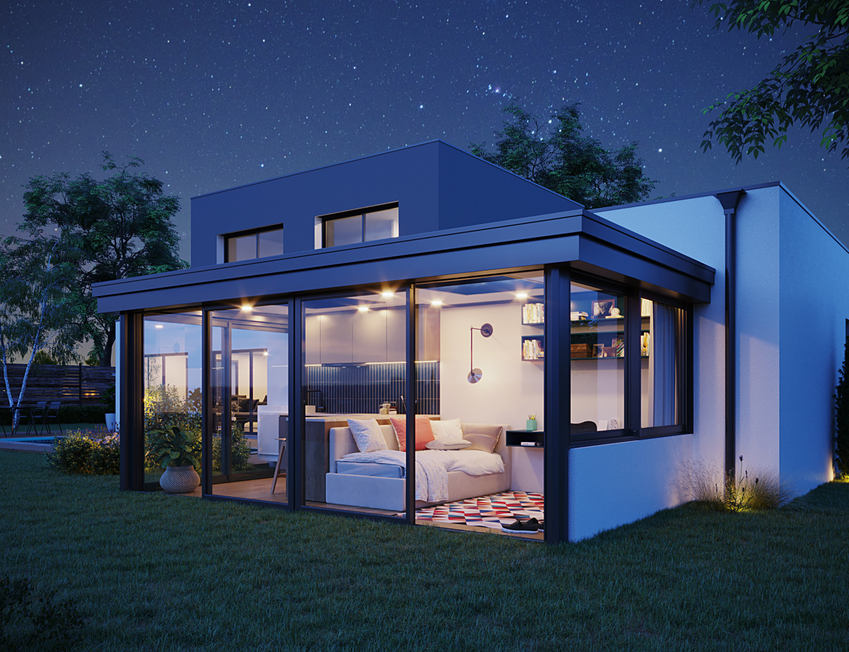 Vue sur veranda Confort²Vie®